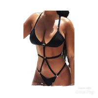 One Piece Brazilian Ring Thong Bikini