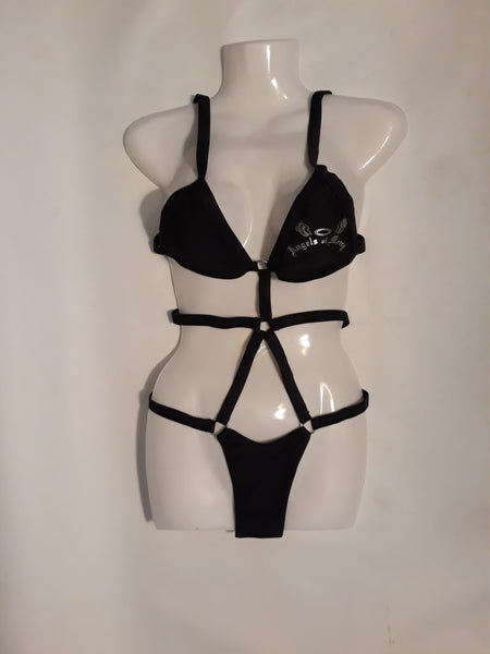 One Piece Brazilian Ring Thong Bikini